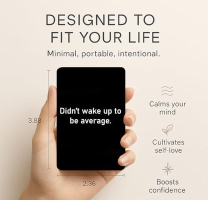 Bold Affirmation Cards for Women | Confidence Boost, Self-Worth & Main Character Energy | Self-Love, Confidence & Bad-Day Motivation | Daily Affirmation Cards | Daily Motivational and Inspirational Cards for Women | Affirmations for a Badass