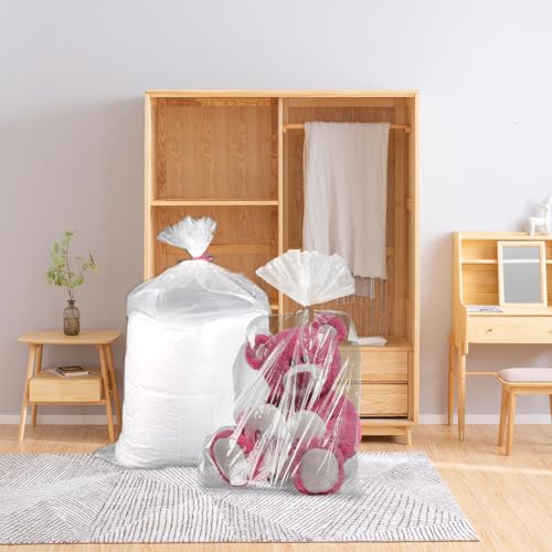 Extra Large Plastic Storage Bags 55 x 63 Inch Large Plastic Bags for Furniture, Luggage, Home Appliances, Kids Toys, Equipments, Industry or Agriculture Use and More (5 pack) - size: 55 x 63"
