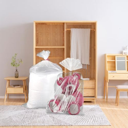 Extra Large Plastic Storage Bags 55 x 63 Inch Large Plastic Bags for Furniture, Luggage, Home Appliances, Kids Toys, Equipments, Industry or Agriculture Use and More (5 pack) - size: 55 x 63"