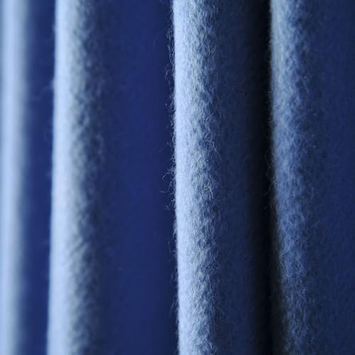 CUDDLE DREAMS Premium Cashmere Throw Blanket with Fringe, Luxuriously Soft (Porcelain Blue) - color: Porcelain Blue