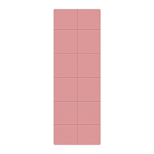 Foldable Yoga Mat & Travel Exercise Pad - Waterproof TPE Outdoor Mat for Hiking, Beach, and Picnics - Portable, Non-Slip Floor Mat for Yoga on the Go Camping Mat - color: 1PC Pink