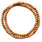 Sandalwood Bracelet for Women Men Buddhist Prayer Strand Chandan Bracelet Handmade Stretchable Elastic Sandalwood Beaded Wristbands for Yoga Meditation - style: 108 Beads 6mm Bracelet
