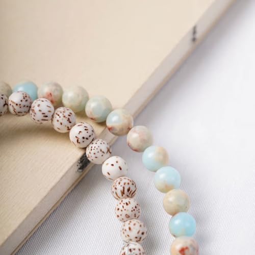 Natural Star Moon Bodhi Bracelet for Women Men Double-loop Winding Star Moon Bead Bracelet Meditatioon Healing Anxiety Relief Energy Buddha Bead Bracelets Birthday Gift - color: Bodhi 72
