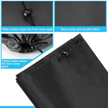 Nuogo 20 Pcs Laundry Bag Washable Travel Laundry Bags with Drawstring Lock Closure Large Heavy Duty for Camping Tent Blankets Dirty Clothes Yarn Fabric Storage, 38 x 24 Inches(Black, Pink) - color: Black, Pink