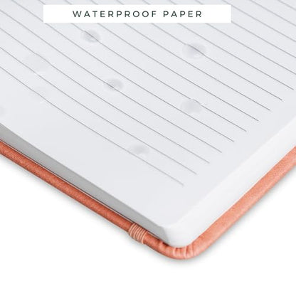 Stone Paper Journal Premium A5 Hardcover Vegan Leather Notebook Journal | 160 Pages | Premium Quality Professional Notebook For Men and Women |Comes With Gift Box Waterproof Notebook - color: Forest Green