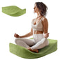 Meditation Cushion - Floor Pillow, Enlarge High Density Extremely Firm, Large Big Foam Floor Cushion Seating for Adults - Premium Yoga Pillows for Adults Gifts for Women, Men Green