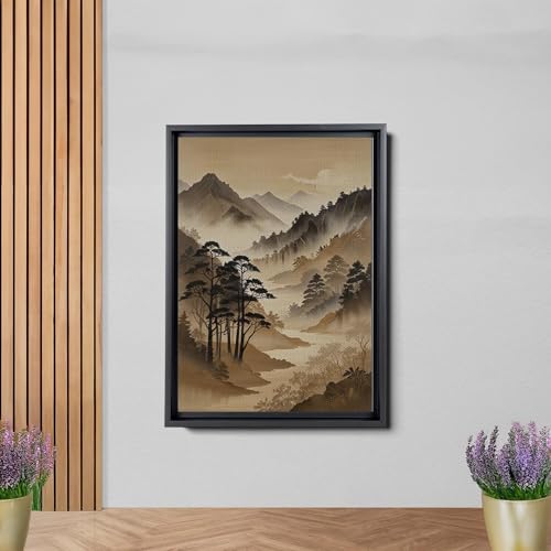 Japanese Wall Art, Minimalist Wall Art, Neutral Abstract Art, Modern Minimalist, Zen Wall Art, Zen Printed Wall Art, Japanese Art Print, Canvas, Wall