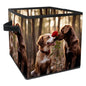 Storage Bags,Clothes Storage Bins Foldable with Handle,1-Pc,Animals Dog Flowers Nature Pet