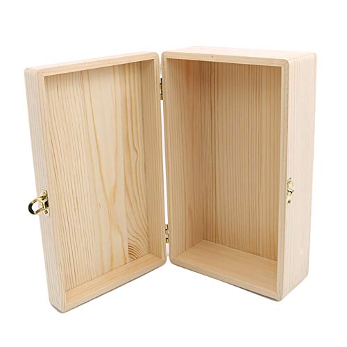 Boxes & Organisers Wooden Storage Box Log Color Pine Rectangular Flip Solid Wood Gift Box Handmade Craft Jewelry Box (Color