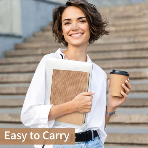 Lined Journal Notebook for Work College Ruled Note Book 5.79"x8.27" A5 PU Leather Daily Journaling 216 Pages for Women Men Writing Home School Supplies Business (RoseGold) - color: 09-RoseGold-1pack, style: A5 Lined 216pages