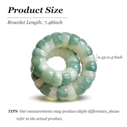 72ore Bodhi Bracelet Fidget Bracelet for Women Natural Bodhi Seed Bracelets Stretch Protection Healing Jewelry Anxiety Relief Items - color: A14:bodhi bracelet