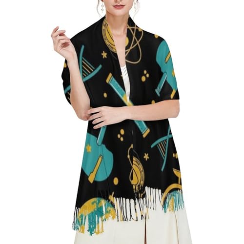 Ladies Warm Autumn Scarf Pashmina Wraps Shawl Winter Cozy - color: Picture (363)