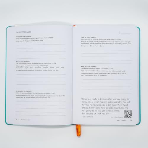 The Walk Forward Journal – (Teal) A 60-Day Daily Journal for Spiritual, Emotional, and Personal Growth – Reflection, Mindfulness & Inspiration – Daily Affirmations and Goal-Setting – Undated Life Planner for Women & Men - color: Teal
