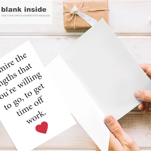 Funny Get Well Soon Card for Colleague, Friend, Brother, Sister, or anyone else, Encouragement Card, Think Of You Gift for Women Men - color: #3