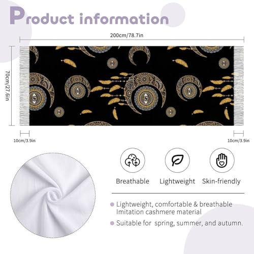 Big Oversized Long Scarves Pashmina Shawl Wrap Women gifts - color: Picture (641)