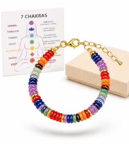 Crystal Bracelet for Women, Natural Stone Beaded Bracelet, Adjustable Everyday Jewelry for Daily Wear, Yoga & Meditation, Birthday, Thinking of You or Friendship Gift for Her - color: Style B