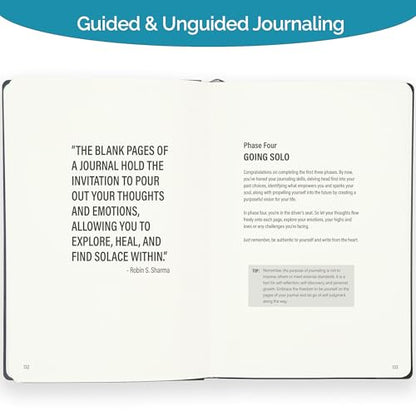 MindPanda Mindful Reflection Bundle - Luxury Guided Journal With Prompts accompanied by Mindfulness therapy Stress Balls