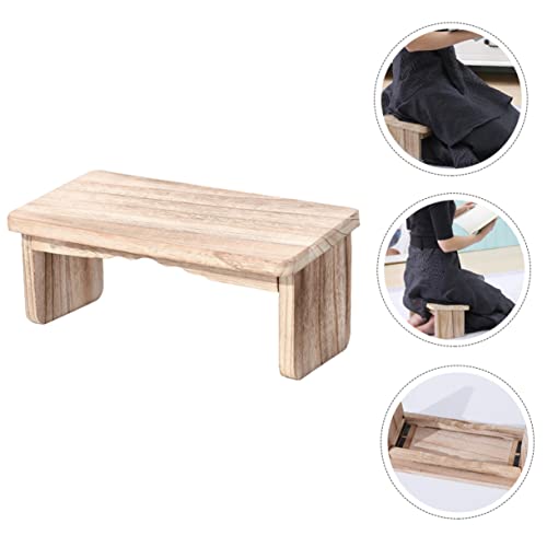Meditation Bench Zen Stool Kneel Sitting Stool for Home and Meditation Practice