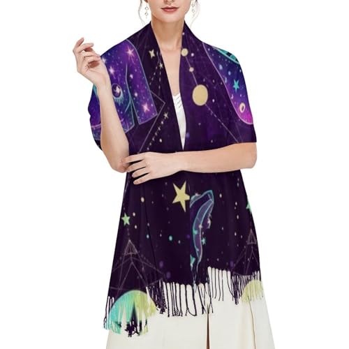Big Oversized Long Scarves Pashmina Shawl Wrap Women gifts - color: Picture (654)