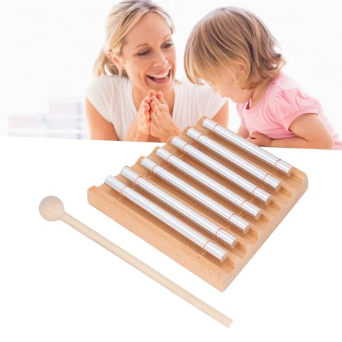 7 Tone Hand Chime Percussion Bell Instrument Cultivate Musical Sense Meditation Sound Healing Yoga Mindfulness for Adults