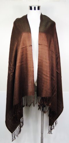 Tapp Collections™ Premium Pashmina Shawl Wrap Scarf - color: Bronze
