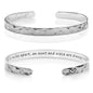 Carviell Bracelet - Gifts for Women – Inspirational, Friendship, Love, Mom, Daughter, Sister, Christian, Graduation, Memorial & Wedding Gifts – 100+ Phrases – Stainless Steel, Gift-Ready - style: AUNT NIECE Gift - Side by side or miles apart, an aunt and