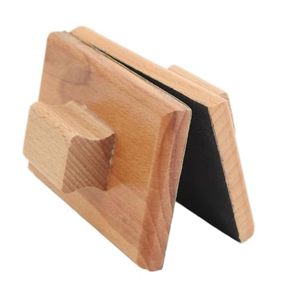 KIMISS 1 Pair Musical Sand Block 10x6cm Wooden Instrument Music Ornaments for ' Rhythm and Percussion Performance