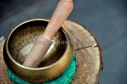 3.5 Inch Tibetan Buddhist Singing-Hand beaten singing bowl, Genuine singing bowl from Tibet