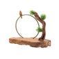 GLEAVI Retro Style Zen Root Carving Ornaments Wooden Carving Artware for Home Decor Aesthetic Desk Decorations