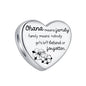 Prayer Cross Elephant Airplane Suitcase Charm 925 Sterling Silver Charms fits for Bracelets Necklace Pendant Bead Charms Jewelry Gift for Women Family - color: Family Ohana Charm