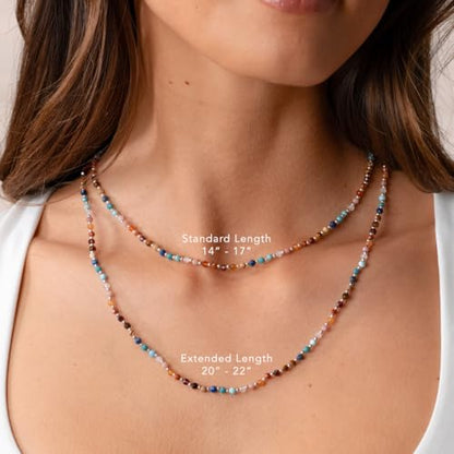 Lotus and Luna 3MM Necklace - size: Extended 20''-22'', style: Master Healer (Gold)