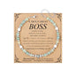 JoycuFF 𝗚𝗶𝗳𝘁𝘀 𝗳𝗼𝗿 𝗪𝗼𝗺𝗲𝗻 𝗠𝗼𝗼𝗻𝘀𝘁𝗼𝗻𝗲 𝗕𝗿𝗮𝗰𝗲𝗹𝗲𝘁 Amazonite Colorful Imperial Jasper Stainless Steel Beads Bracelets, Graduation Christmas Valentines Mothers Day Birthday Gifts - style: Boss Gifts for Women-Amazonite