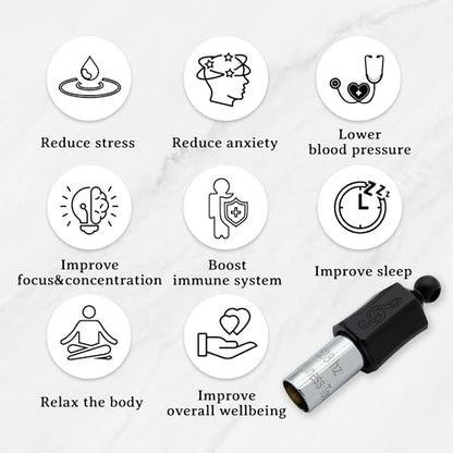 528 Hz Breathing Meditation Whistle Stress Relief Calm Meditation Whistle Frequency Sound Healing Device by Adjusting The Breathing for Anxiety Relief Mindfulness