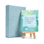 exciting Lives Positive Motivational Cards with Inspirational Quotes & Wooden Easel – 40 Daily Affirmation Desk Cards for Confidence, Mindfulness & Self-Growth