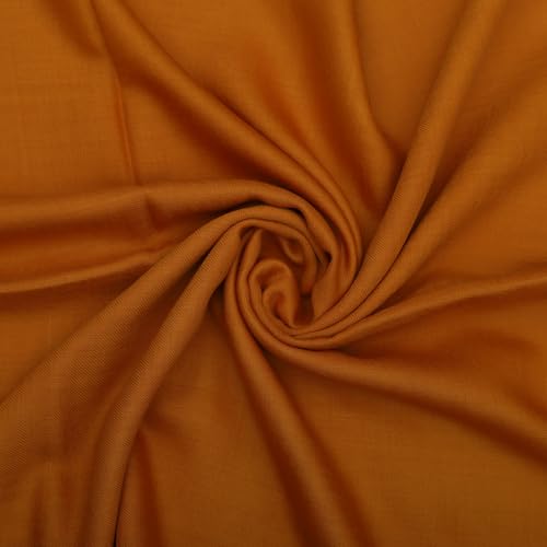 Handmade Wool Meditation Shawl Yoga Prayer Shawl For Spiritual Healing Practice Wrap Blanket for Men &Women - color: Marigold