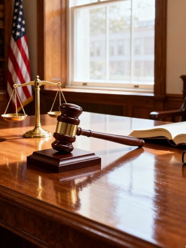 Perfect Desk Accessory, Wooden Gavel and Sound Block Set for Lawyers, Judges, Chairmen of The Board Auction, Club Presidents (Square) - style: Square