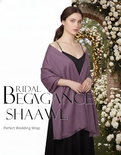 Shawl Wraps for Women Pashmina Shawls and Wraps for Evening Dresses Large Soft Scarf Winter Scarf Wedding Shawl… - color: Purple