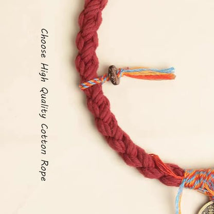 Blessed Tibetan Handmade Lucky Bracelet: Adjustable Red String Bracelet for Protection, Kabbalah Friendship, Perfect Couples and Best Friend Bracelet, Bracelets for Mens Womens Amulet Gifts