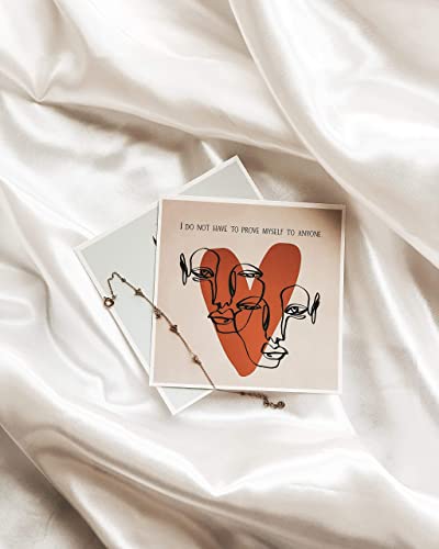 Lamare Positive Affirmation Cards for Women - Meditation Cards and Daily Affirmations for Women I 40 Motivational Cards, Inspirational Cards, Mindfulness Card for Spiritual and Mental Health gifts - size: 4.7 X4.7 inch (Pack of 2), style: Original Affirma
