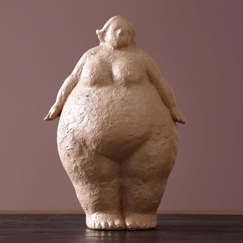 Standing Figure Figurines Home Decor Modern Home Decor Shelf Accent - color: Standing Fat Woman