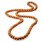 COLORFUL BLING Ethnic Natural Wood Beads Necklace for Men Women Africa Wooden Chain Chunky Strand Necklace Statement Hip Hop Jewelry - color: long