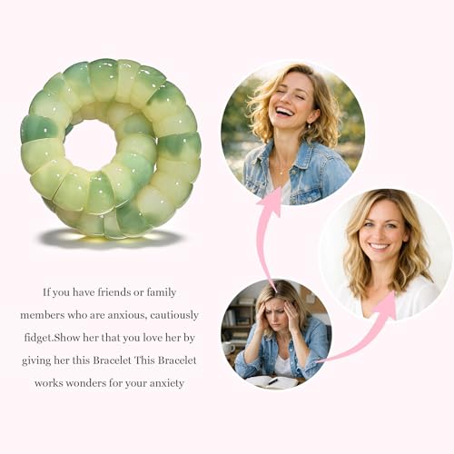 Long tiantian Bodhi Fidget Bracelet for Women Natural Mudi Bodhi Seed Stretch Bracelets Protection Healing Jewelry Anxiety Relief Items - color: A9