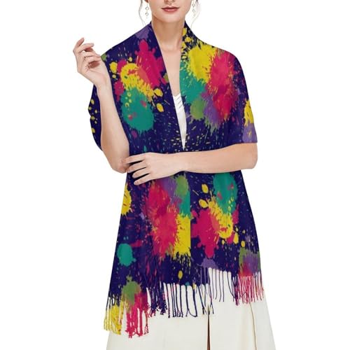 Big Oversized Long Scarves Pashmina Shawl Wrap Women gifts - color: Picture (650)