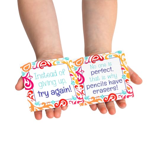 Really Good Stuff Little Enlightenments – Positive Self-Talk – Set of 40 – Boxed Card Set – Gift of Positivity and Inspiration – Social-Emotional Learning – Mental Health - style: Positive Self-Talk Cards
