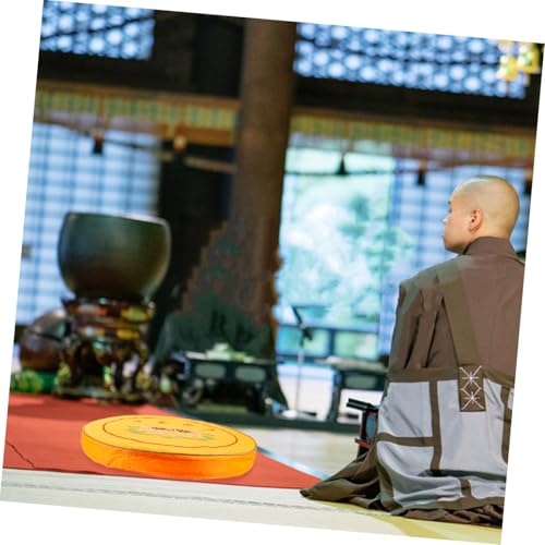 Alipis Cushion for Meditation Home Round Seat Mat Spiritual Room Decor Prayer Mat for Boys and Girls -Flower Printing