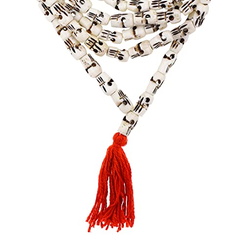 Murdra Crafts Yak Bone Mala Prayer Beads for Yoga Meditation