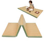 Coconut Fiber Floor Mat, 78"x39" Foldable Tatami Mattress, Breathable Meditation Mat, Eco-Friendly, Supportive Yoga/Bed Mat for Home, Meditation, Tea Room - color: Green