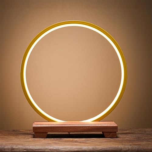 Tabletop Wooden Buddhist Altar Cabinet With LED Lamp Ring Household Shrine Altar Table Small Buddha Statue Base Zen Prayer Tea Table Ornaments for Living Room Entrance Office Decor.(C,45cm/17.7in) - color: C, size: 45cm/17.7in