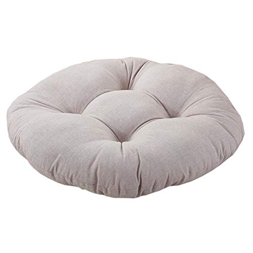 FANCY PUMPKIN Round Sitting Chair Cushion Thicken Seat Cushion Large Floor Pillow, D - color: Light Pink-02