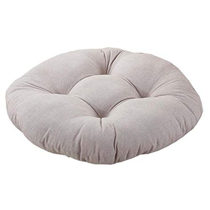 FANCY PUMPKIN Round Sitting Chair Cushion Thicken Seat Cushion Large Floor Pillow, D - color: Light Pink-02